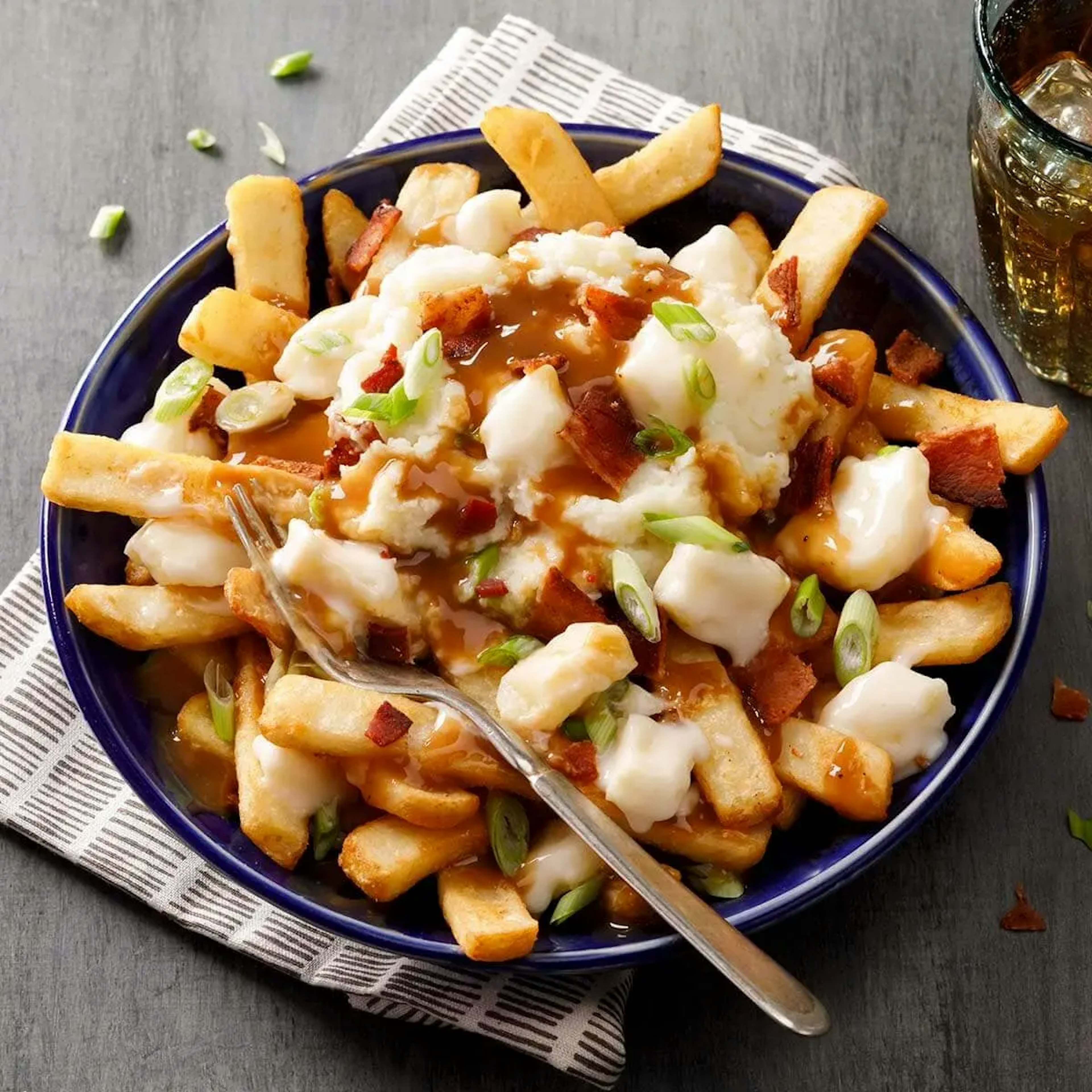 Loaded Poutine Fries Recipe Card